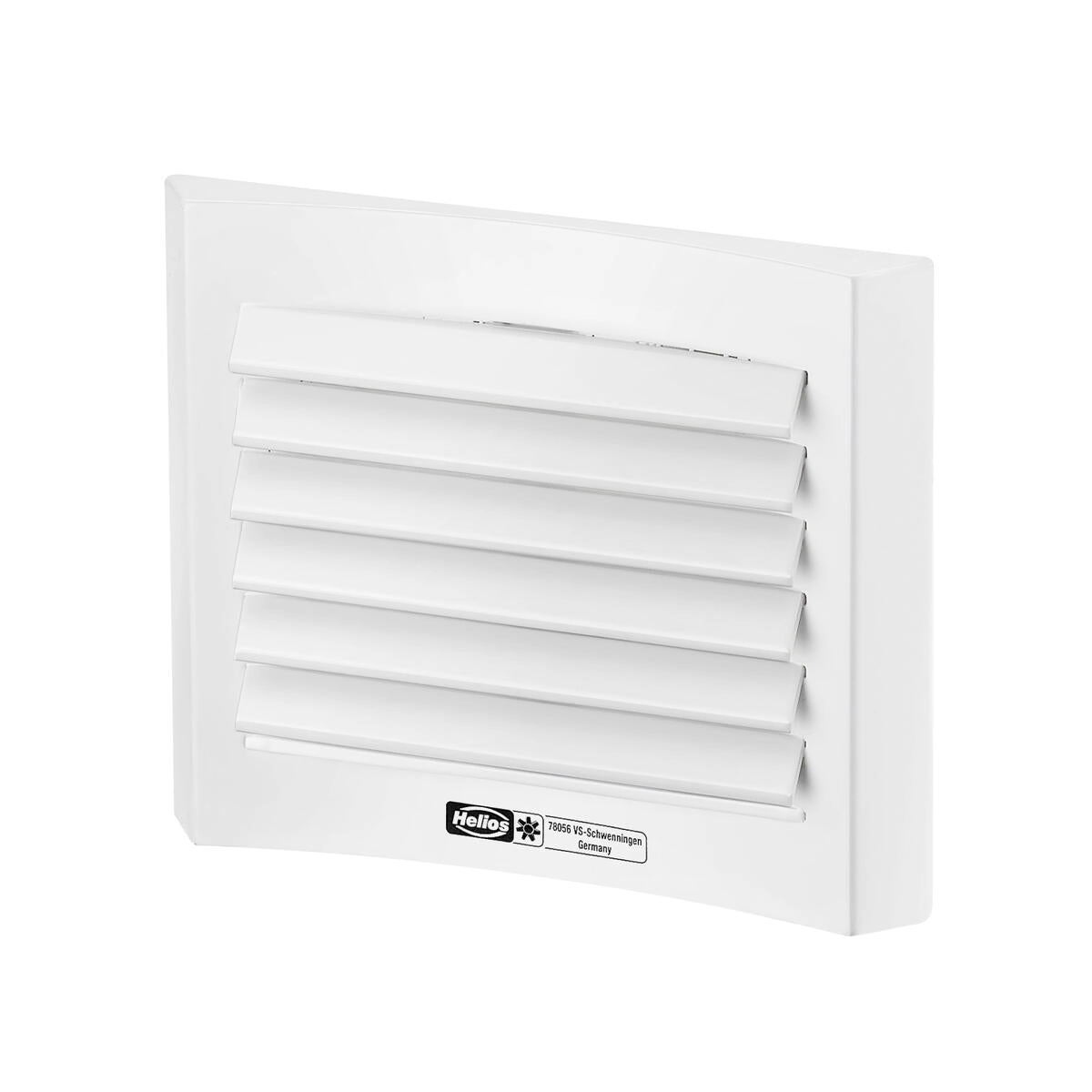 Helios LGM 160, Lüftungsgitter aus Aluminium, weiß lackiert, für Lüftungs- öffnungen DN 160 mm HE/LGM/160