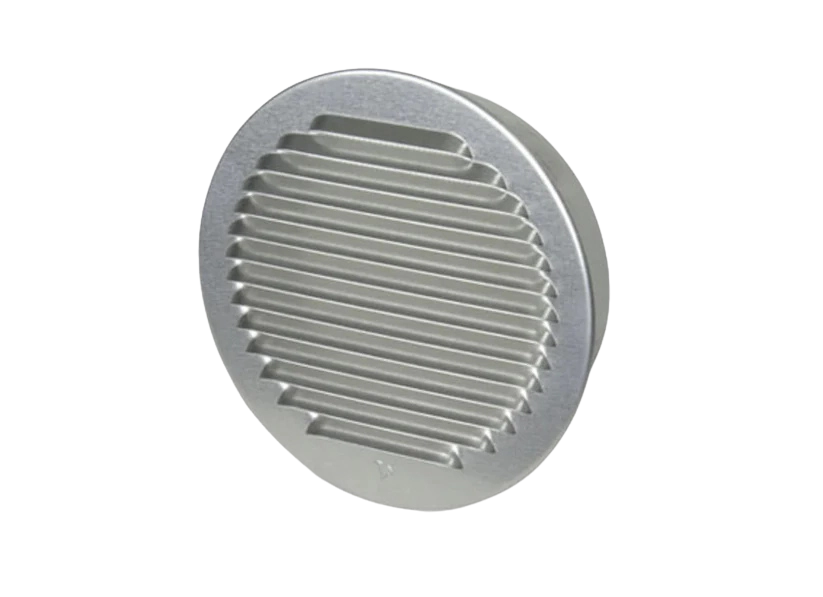 pro Wetterschutzgitter rund, NW 150 mm, Aluminium gepresst, alu natur