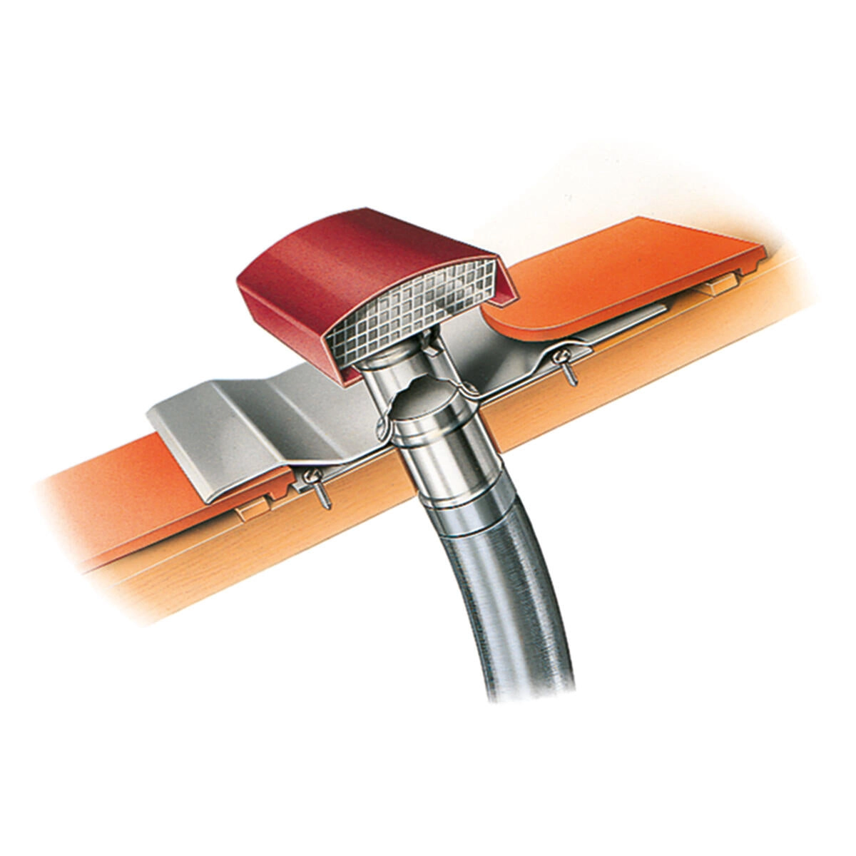 Helios DDF 125, Dachdurchführung für Rohrdurchmesser 125 mm HE/DDF/125