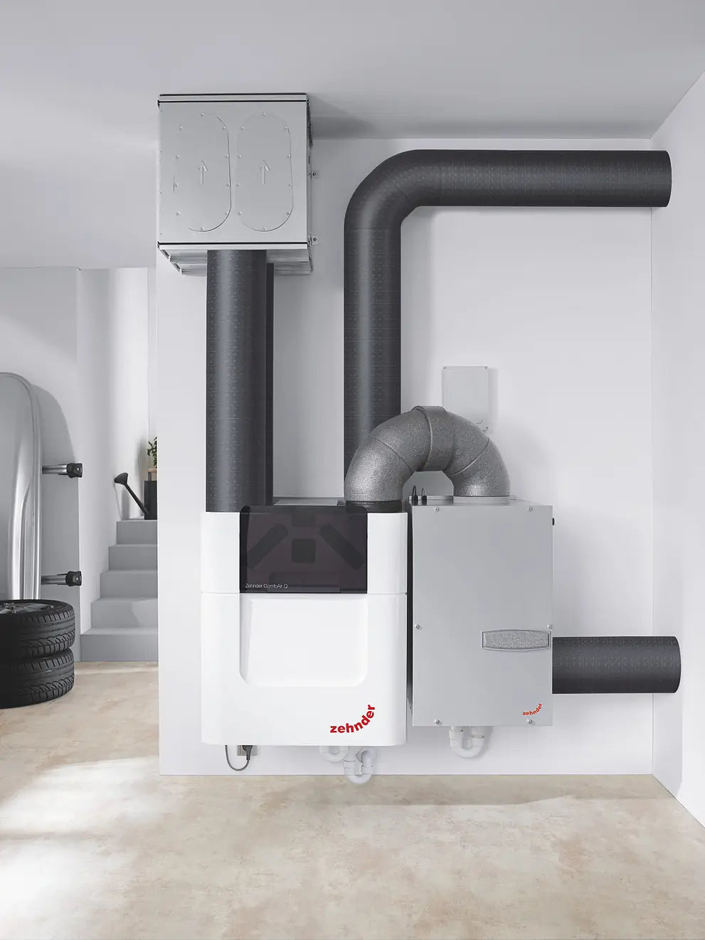 Zehnder Filtergehäuse CW-F 625 inklusive Klemmleisten und Befestigungsmaterial
